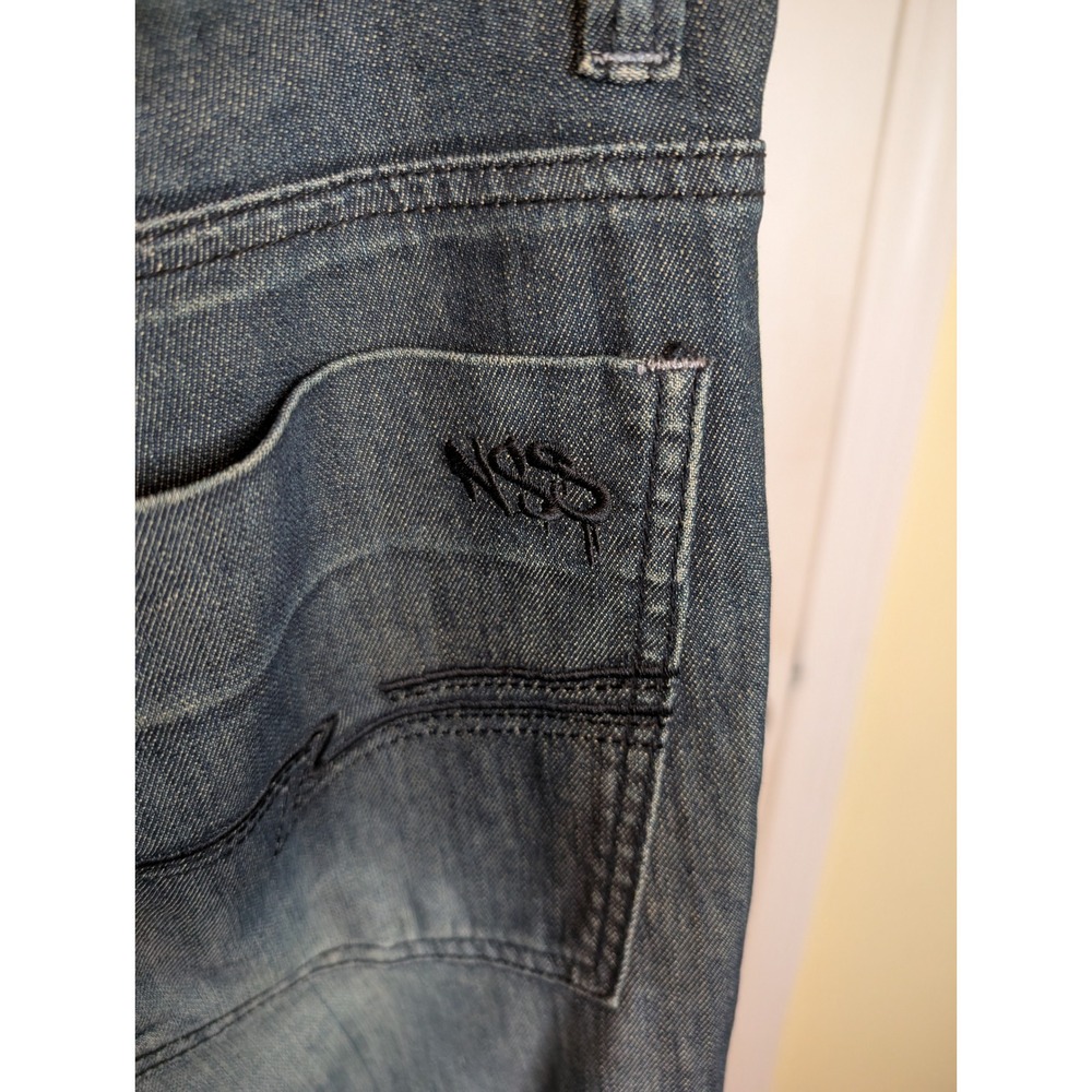 NSS Denim Jeans Dark Wash Whiskered Straight Leg 68D00377KU - Size 36 - Picture 7 of 8